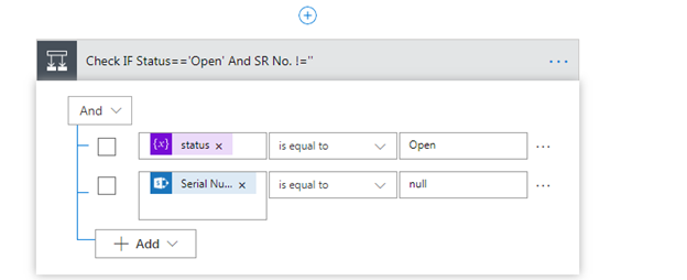 Checking For Null Value In MS Flow Condition